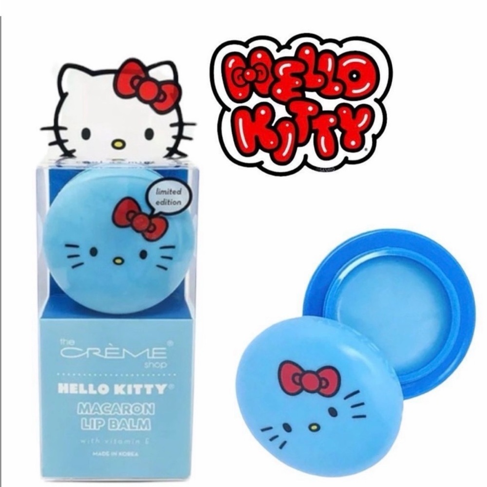 Hello Kitty Blue Macaron Lip Balm